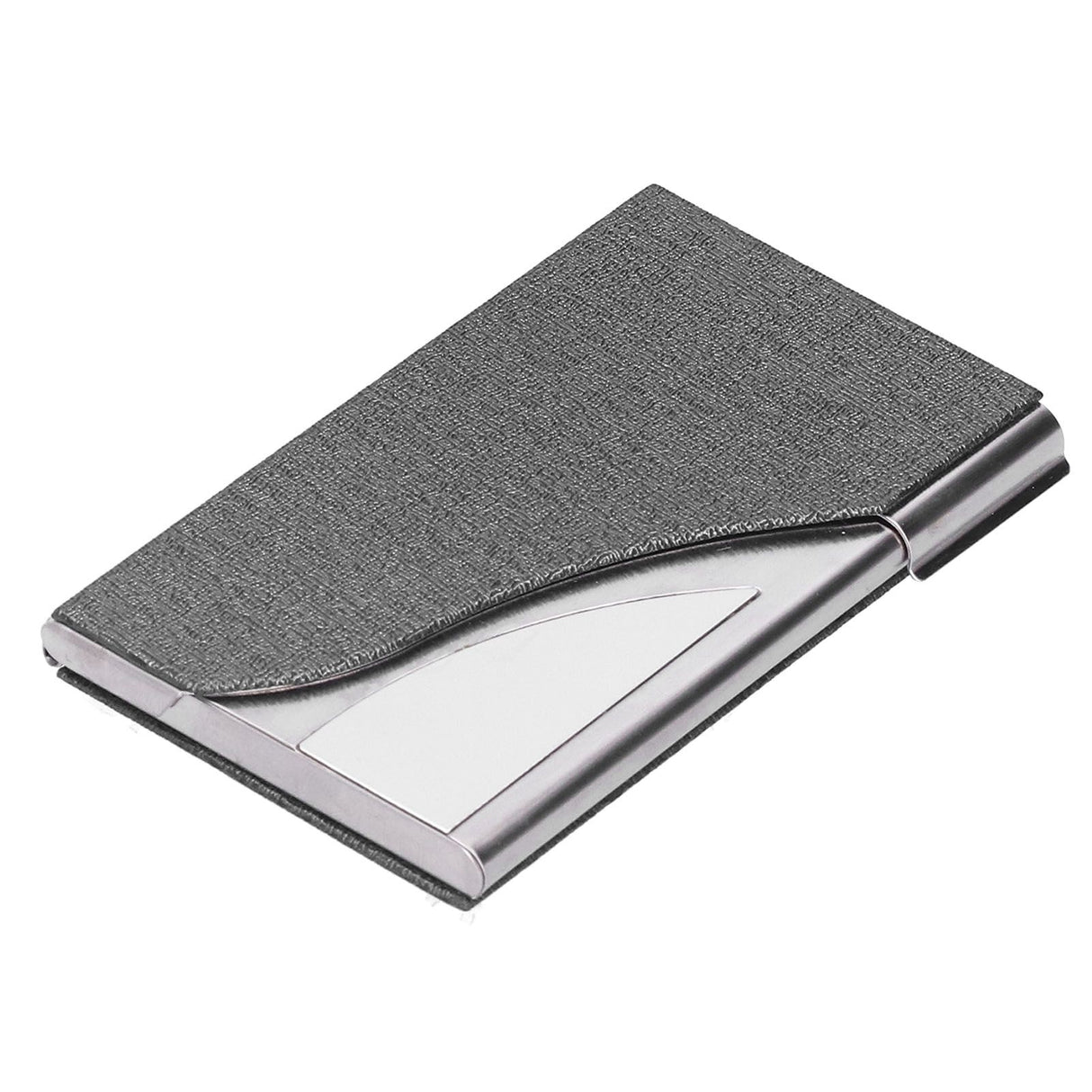 Business Card Holder Name Card Storage Box Case Holder Organizer Gifts for Men WomenGray 980#