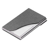 Business Card Holder Name Card Storage Box Case Holder Organizer Gifts for Men WomenGray 980#