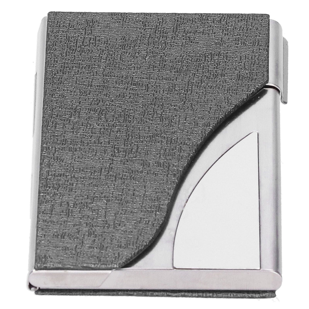 Business Card Holder Name Card Storage Box Case Holder Organizer Gifts for Men WomenGray 980#