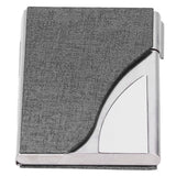 Business Card Holder Name Card Storage Box Case Holder Organizer Gifts for Men WomenGray 980#