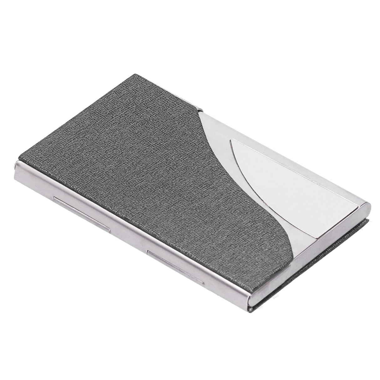 Business Card Holder Name Card Storage Box Case Holder Organizer Gifts for Men WomenGray 980#