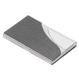 Business Card Holder Name Card Storage Box Case Holder Organizer Gifts for Men WomenGray 980#