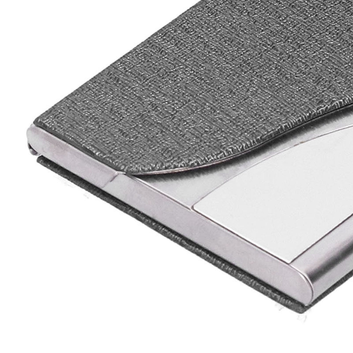 Business Card Holder Name Card Storage Box Case Holder Organizer Gifts for Men WomenGray 980#