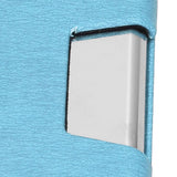 Business Name Card Holder Case Stainless Steel Organizer Portable for Business WorksBlue 336#