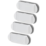 4Pcs Cable Holder Clips Multifunction Data Line Wire Wrapper Organizer for Home Office