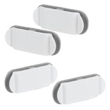 4Pcs Cable Holder Clips Multifunction Data Line Wire Wrapper Organizer for Home Office