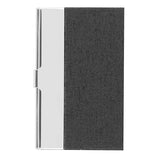 Business Card Holder Stainless Steel Name Card Case for Traveling and Business SuppliesBlack 701#