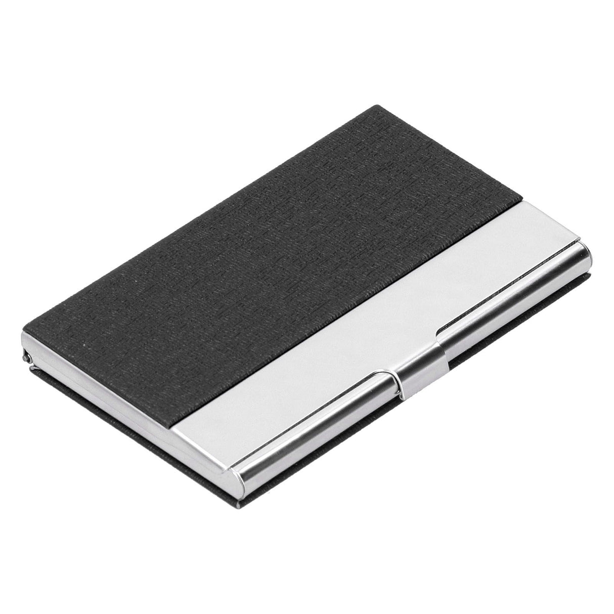Business Card Holder Stainless Steel Name Card Case for Traveling and Business SuppliesBlack 701#