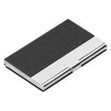 Business Card Holder Stainless Steel Name Card Case for Traveling and Business SuppliesBlack 701#