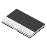 Business Card Holder Stainless Steel Name Card Case for Traveling and Business SuppliesBlack 701#