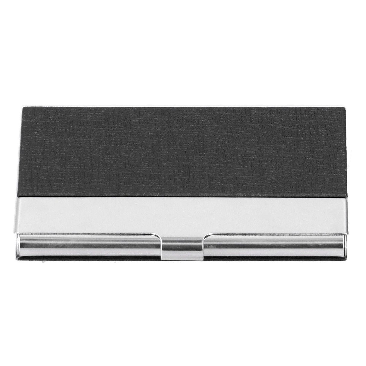 Business Card Holder Stainless Steel Name Card Case for Traveling and Business SuppliesBlack 701#