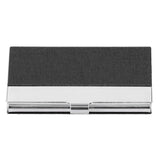 Business Card Holder Stainless Steel Name Card Case for Traveling and Business SuppliesBlack 701#