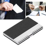 Business Card Holder Stainless Steel Name Card Case for Traveling and Business SuppliesBlack 701# - Extra Image