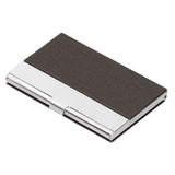 Business Card Holder Stainless Steel Name Card Case for Traveling and Business SuppliesAncient Color 701# - Top-Down View