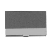 Business Card Holder Stainless Steel Name Card Case for Traveling and Business SuppliesGray 701#