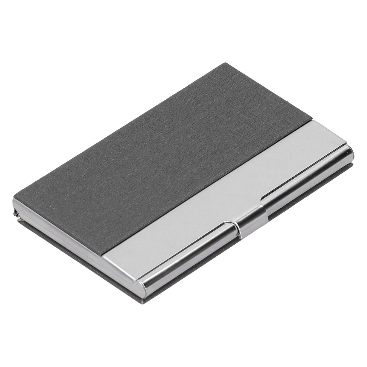 Business Card Holder Stainless Steel Name Card Case for Traveling and Business SuppliesGray 701#