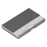 Business Card Holder Stainless Steel Name Card Case for Traveling and Business SuppliesGray 701#