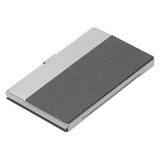 Business Card Holder Stainless Steel Name Card Case for Traveling and Business SuppliesGray 701#