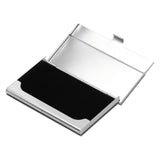 Business Card Holder Stainless Steel Name Card Case for Traveling and Business SuppliesGray 701#