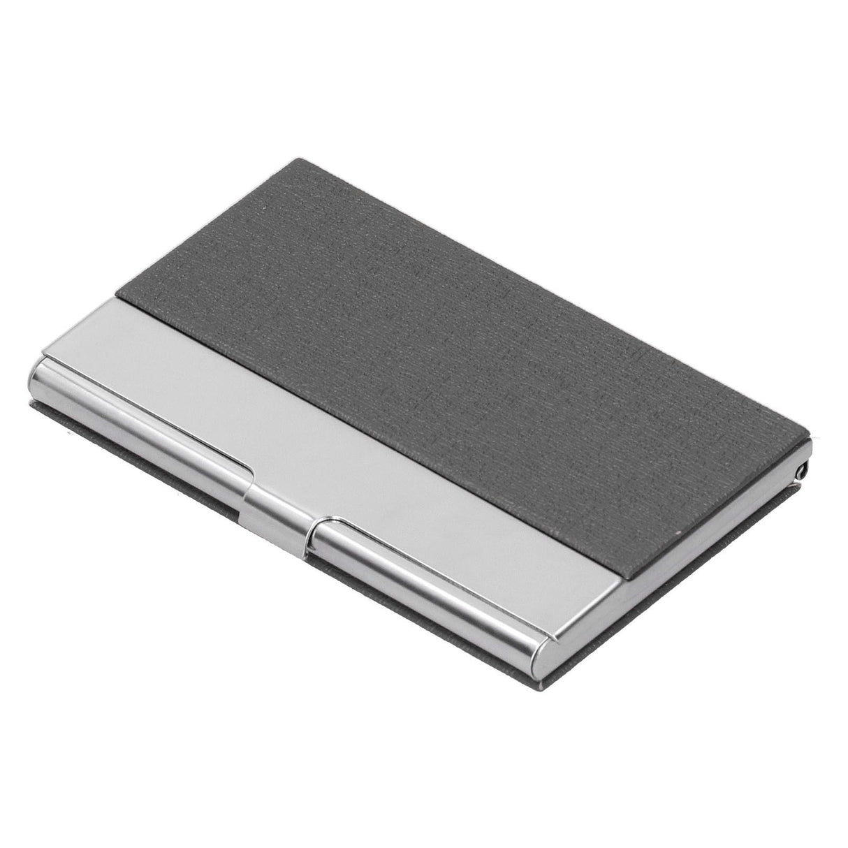 Business Card Holder Stainless Steel Name Card Case for Traveling and Business SuppliesGray 701#