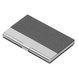 Business Card Holder Stainless Steel Name Card Case for Traveling and Business SuppliesGray 701#