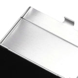 Business Card Holder Stainless Steel Name Card Case for Traveling and Business SuppliesGray 701#