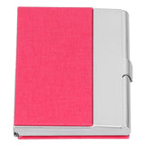 Business Card Holder Stainless Steel Name Card Case for Traveling and Business SuppliesRed 701#