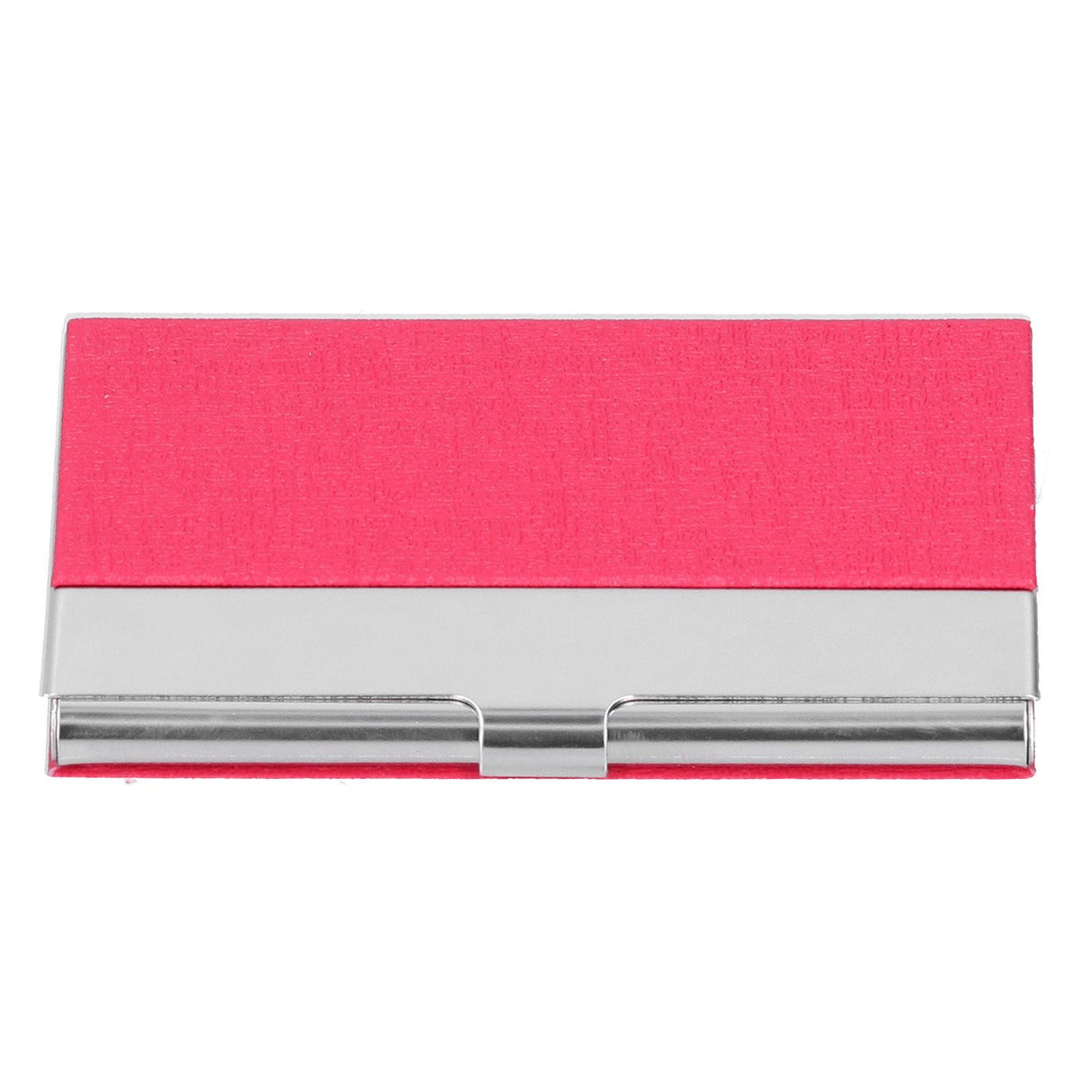 Business Card Holder Stainless Steel Name Card Case for Traveling and Business SuppliesRed 701#