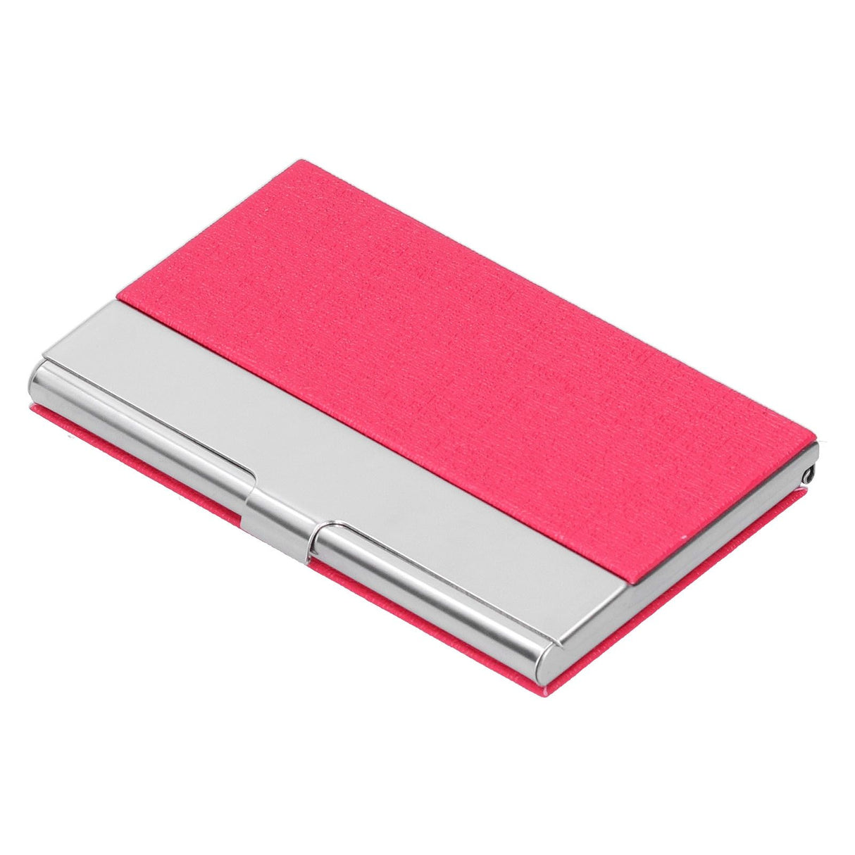 Business Card Holder Stainless Steel Name Card Case for Traveling and Business SuppliesRed 701#