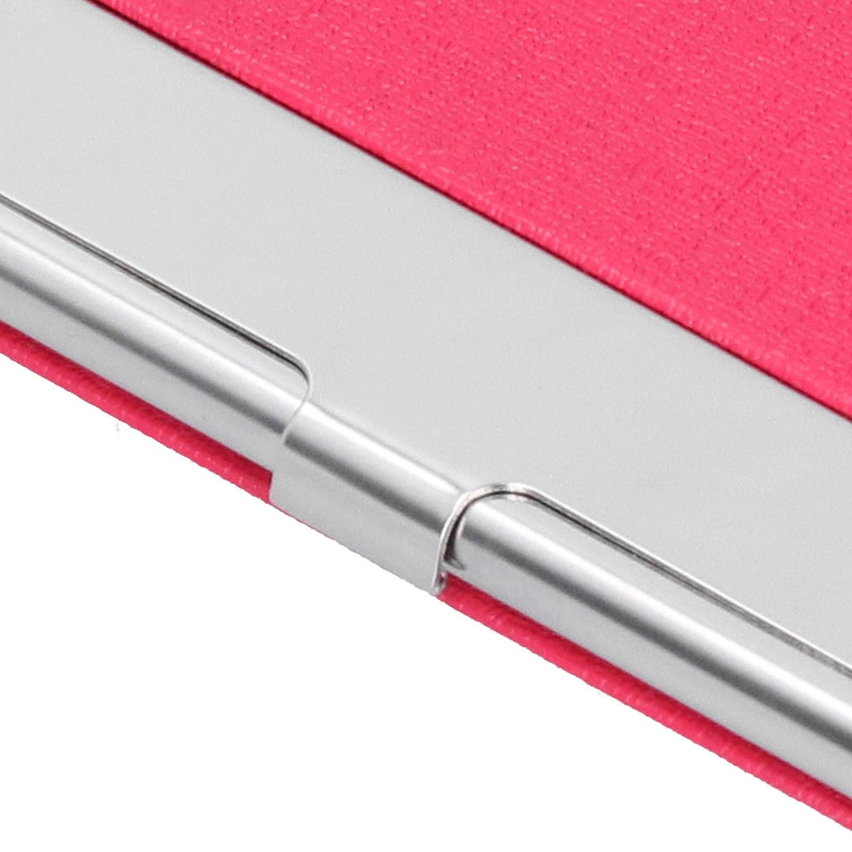 Business Card Holder Stainless Steel Name Card Case for Traveling and Business SuppliesRed 701#