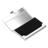 Business Card Holder Stainless Steel Name Card Case for Traveling and Business SuppliesWhite 701# - Extra Image