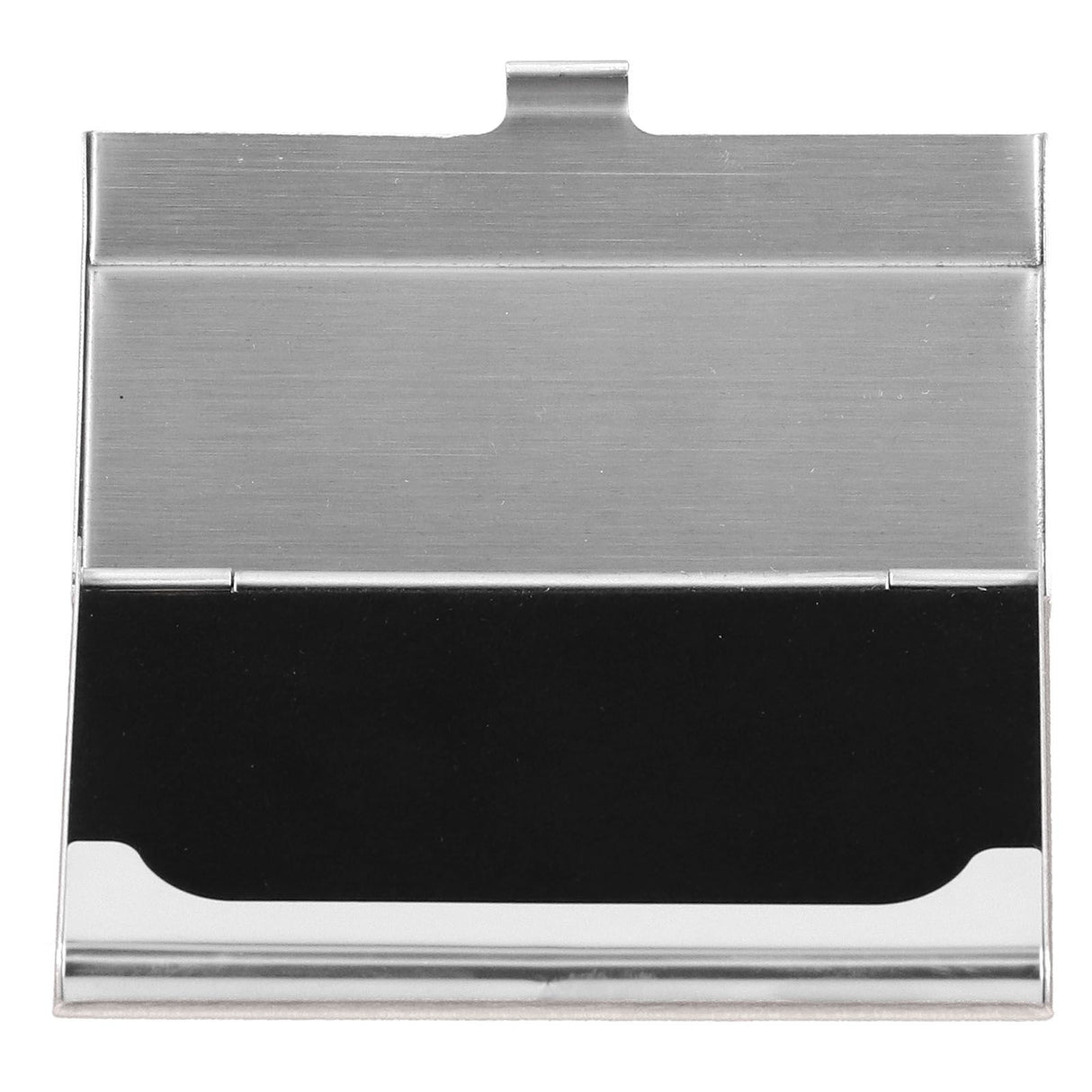 Business Card Holder Stainless Steel Name Card Case for Traveling and Business SuppliesWhite 701#