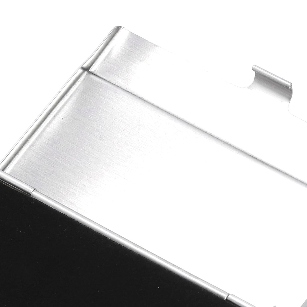Business Card Holder Stainless Steel Name Card Case for Traveling and Business SuppliesWhite 701#