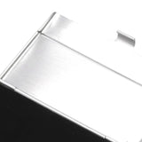 Business Card Holder Stainless Steel Name Card Case for Traveling and Business SuppliesWhite 701#