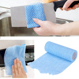 NonWoven Fabric Disposable Rag Dishcloth Washing Cleaning Cloth Towel Kitchen Supplies(Blue ) - Extra Image