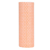NonWoven Fabric Disposable Rag Dishcloth Washing Cleaning Cloth Towel Kitchen Supplies(Orange )