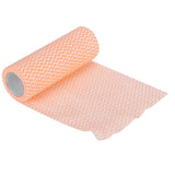 NonWoven Fabric Disposable Rag Dishcloth Washing Cleaning Cloth Towel Kitchen Supplies(Orange ) - Low Angle