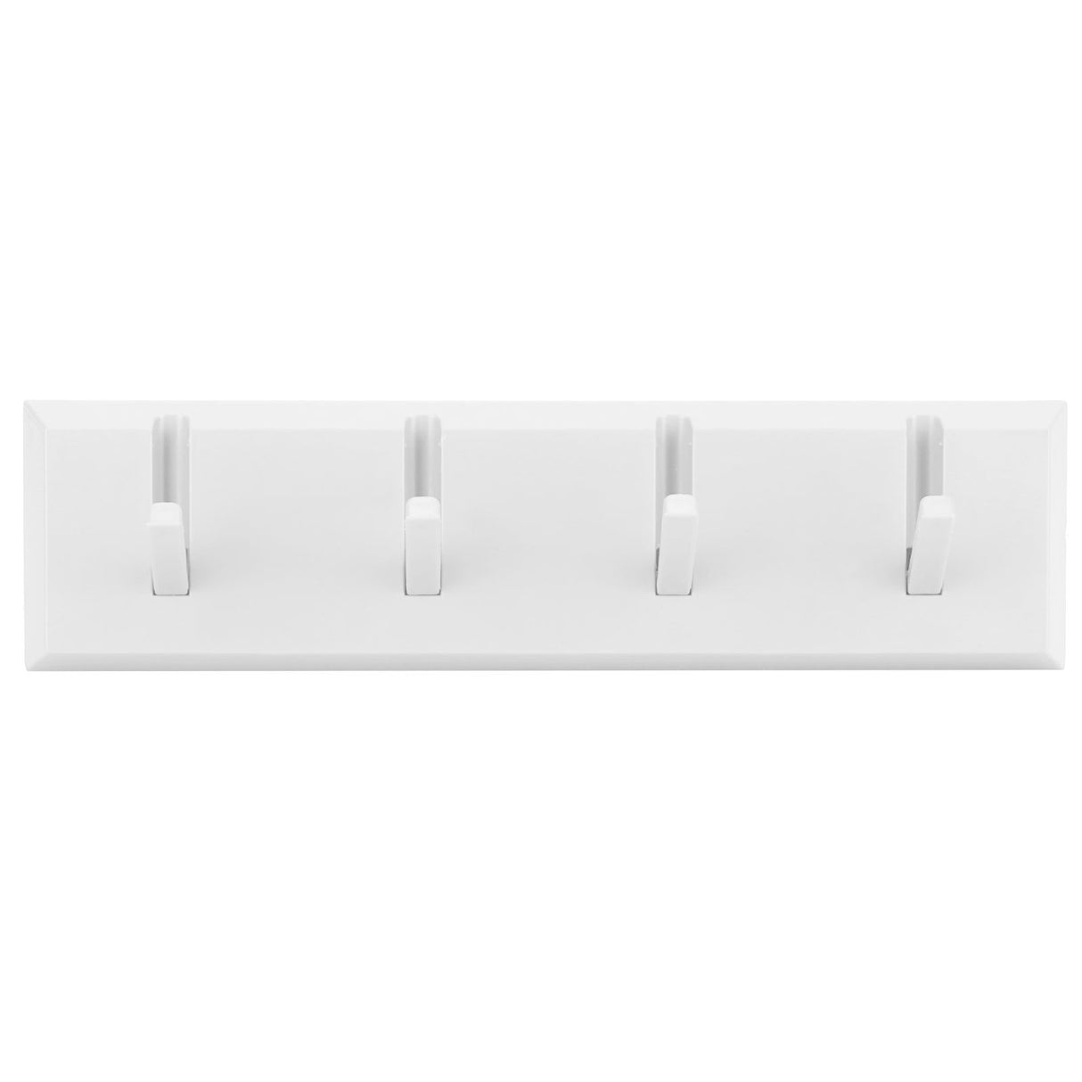 Wall Row Hook Punch Free Coat Key Holder Door Hat Hanger for Bathroom Wall Door Decor(White )