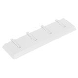 Wall Row Hook Punch Free Coat Key Holder Door Hat Hanger for Bathroom Wall Door Decor(White ) - Low Angle