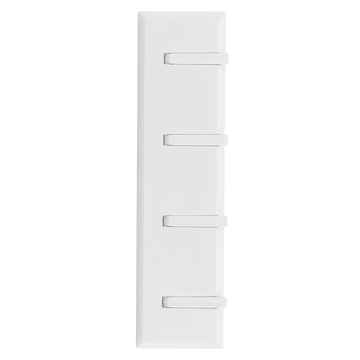 Wall Row Hook Punch Free Coat Key Holder Door Hat Hanger for Bathroom Wall Door Decor(White )