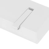 Wall Row Hook Punch Free Coat Key Holder Door Hat Hanger for Bathroom Wall Door Decor(White ) - Extra Image