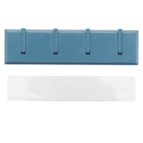 Wall Row Hook Punch Free Coat Key Holder Door Hat Hanger for Bathroom Wall Door Decor(Dark Blue )