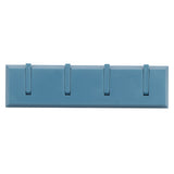 Wall Row Hook Punch Free Coat Key Holder Door Hat Hanger for Bathroom Wall Door Decor(Dark Blue )