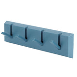 Wall Row Hook Punch Free Coat Key Holder Door Hat Hanger for Bathroom Wall Door Decor(Dark Blue )