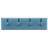 Wall Row Hook Punch Free Coat Key Holder Door Hat Hanger for Bathroom Wall Door Decor(Dark Blue )