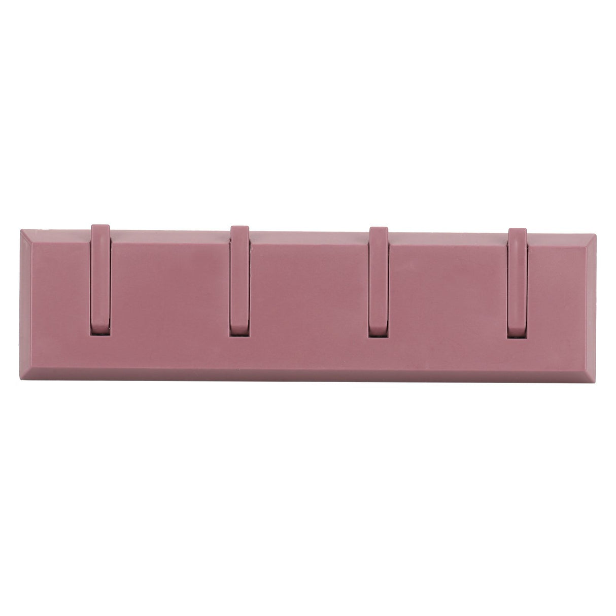 Wall Row Hook Punch Free Coat Key Holder Door Hat Hanger for Bathroom Wall Door Decor(Dark Salmon )