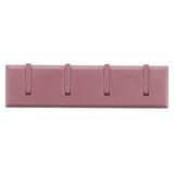 Wall Row Hook Punch Free Coat Key Holder Door Hat Hanger for Bathroom Wall Door Decor(Dark Salmon )