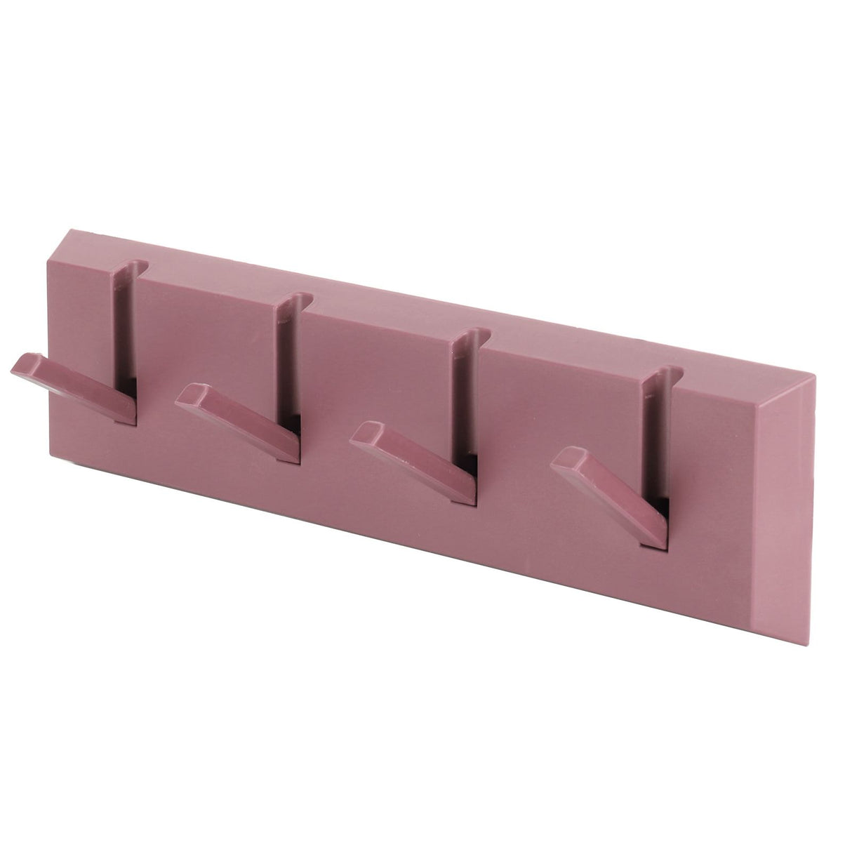 Wall Row Hook Punch Free Coat Key Holder Door Hat Hanger for Bathroom Wall Door Decor(Dark Salmon )