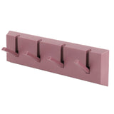 Wall Row Hook Punch Free Coat Key Holder Door Hat Hanger for Bathroom Wall Door Decor(Dark Salmon )