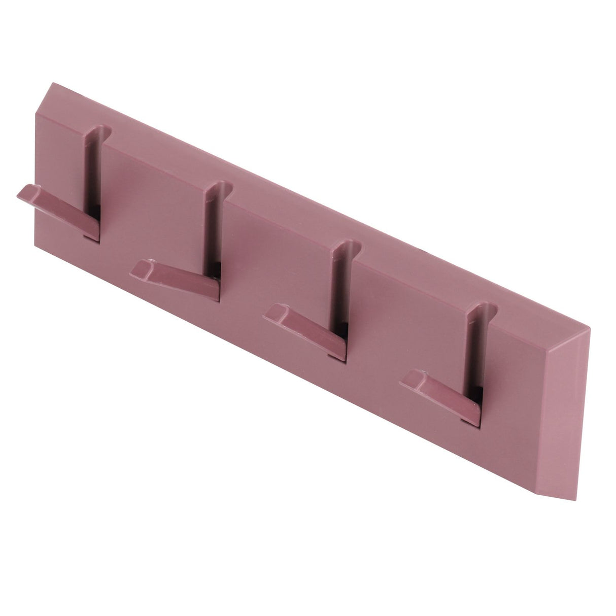 Wall Row Hook Punch Free Coat Key Holder Door Hat Hanger for Bathroom Wall Door Decor(Dark Salmon )
